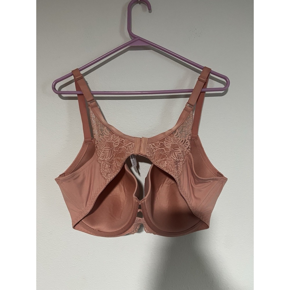 Auden Bra Size 40DD Lace Pink Lightly Lined Comfort Wire Coverage - Picture 4 of 4